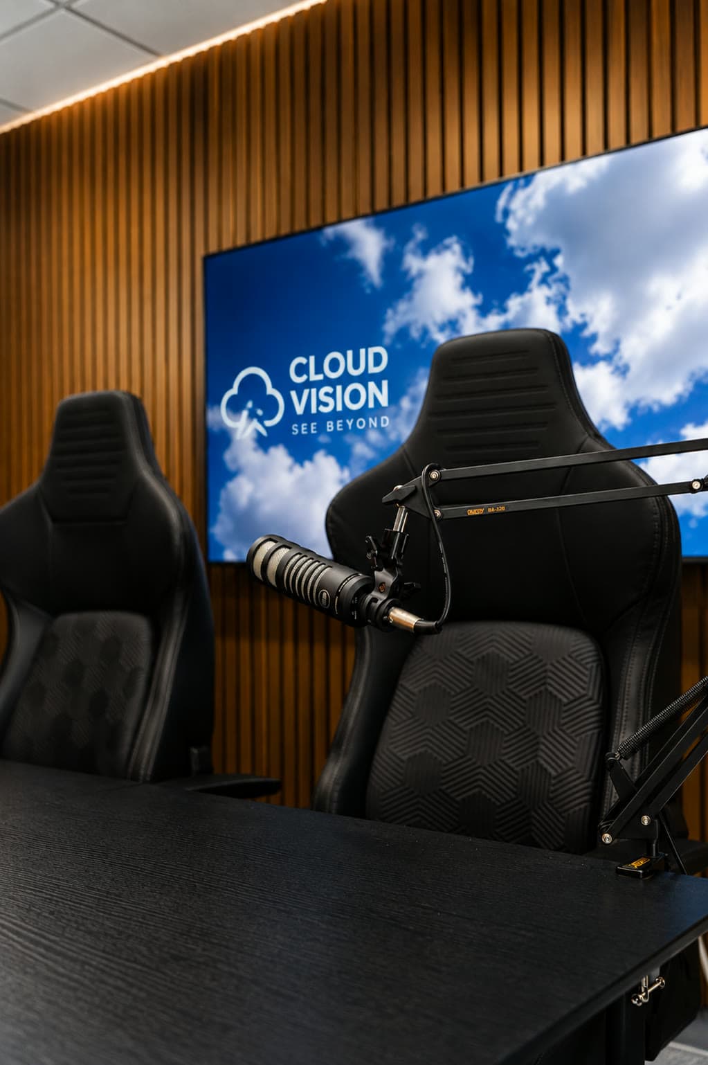 Set de podcast de Sky Studio